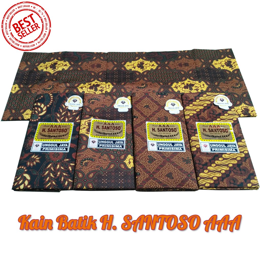 Jarik Batik HSantoso Putih Shopee Indonesia