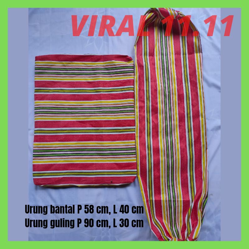 Urung bantal dan urung guling untuk diisi kapuk