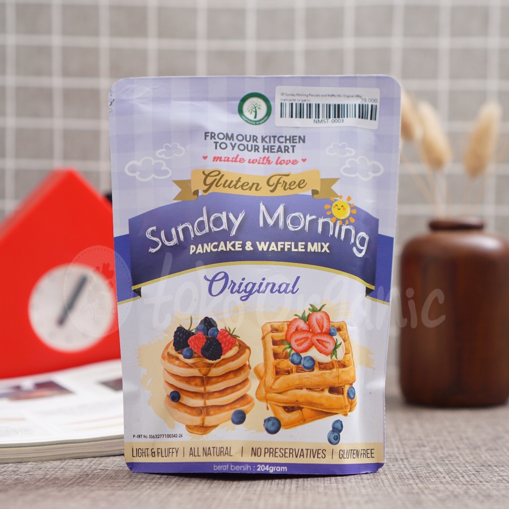 

GF Sunday Morning Pancake and Waffle Mix Original 204gr - Namaste Organic