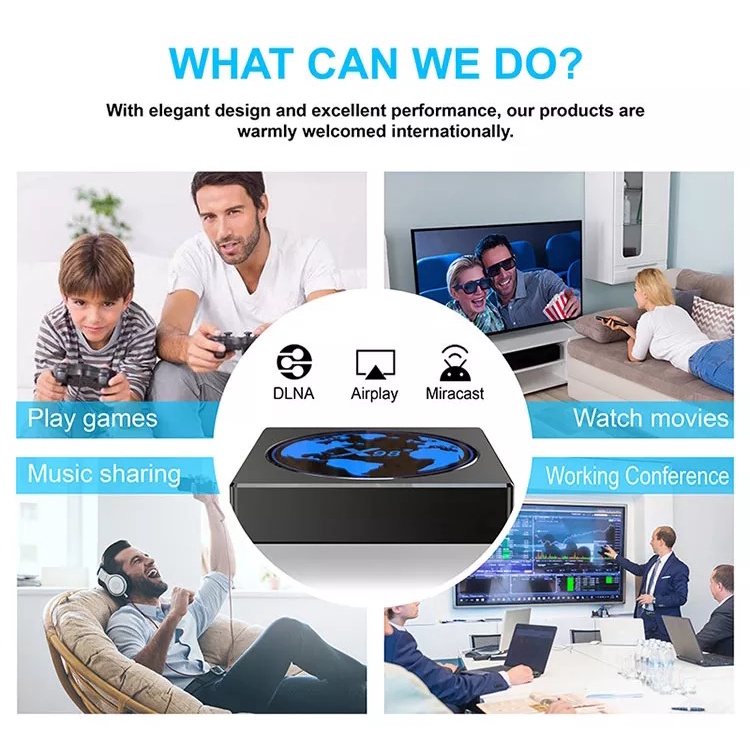 X98 MINI - Android OS Smart TV Box 4K UHD - Android Set Top Box Terbaru - Membuat TV Anda Menjadi SMART TV