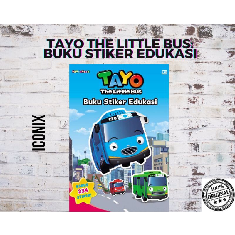 

Tayo The Little Bus: Buku Stiker Edukasi