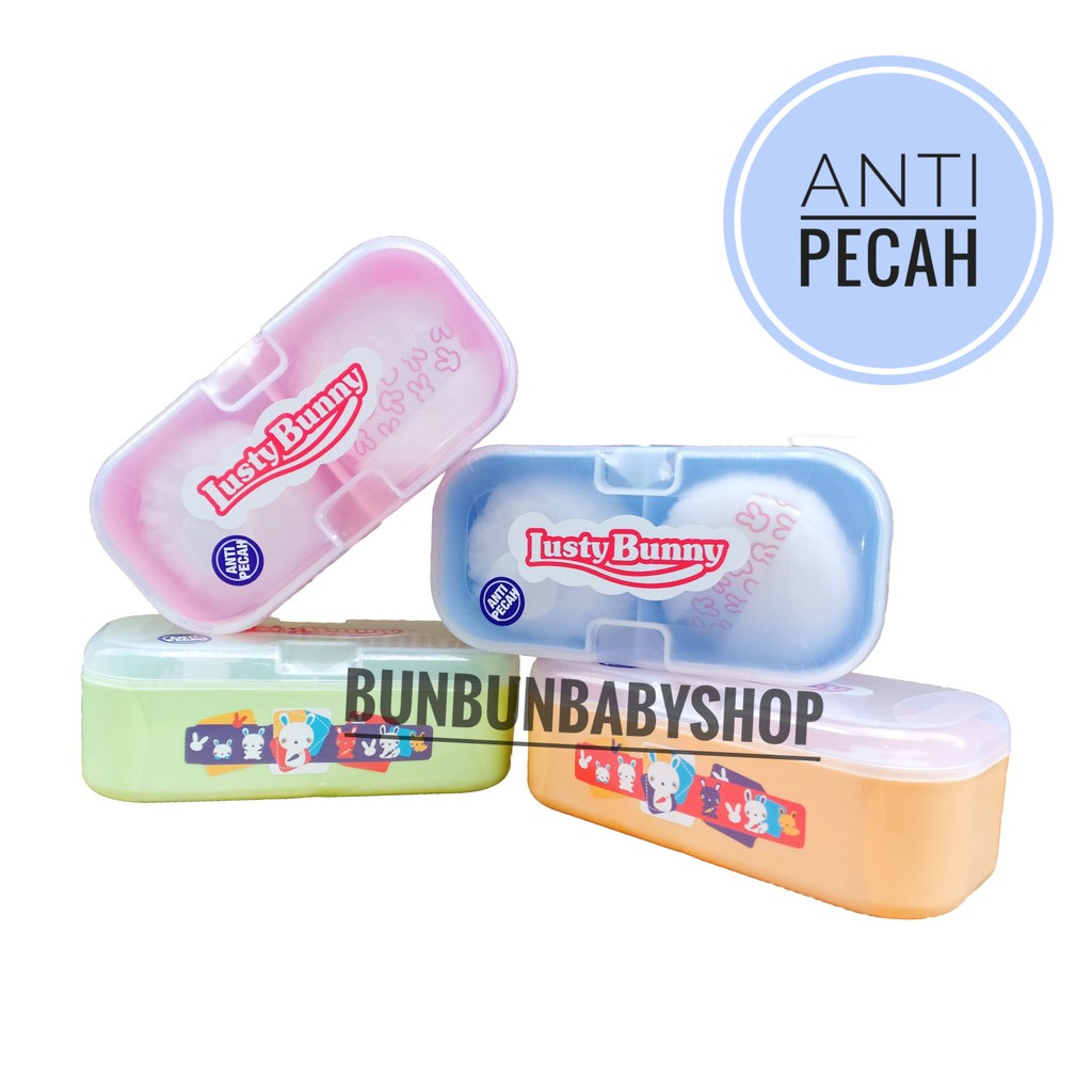 LUSTY BUNNY Tempat Bedak Bayi Tabur Tabor Peralatan Mandi Baby Baru Lahir Newborn Lucu Murah Anak