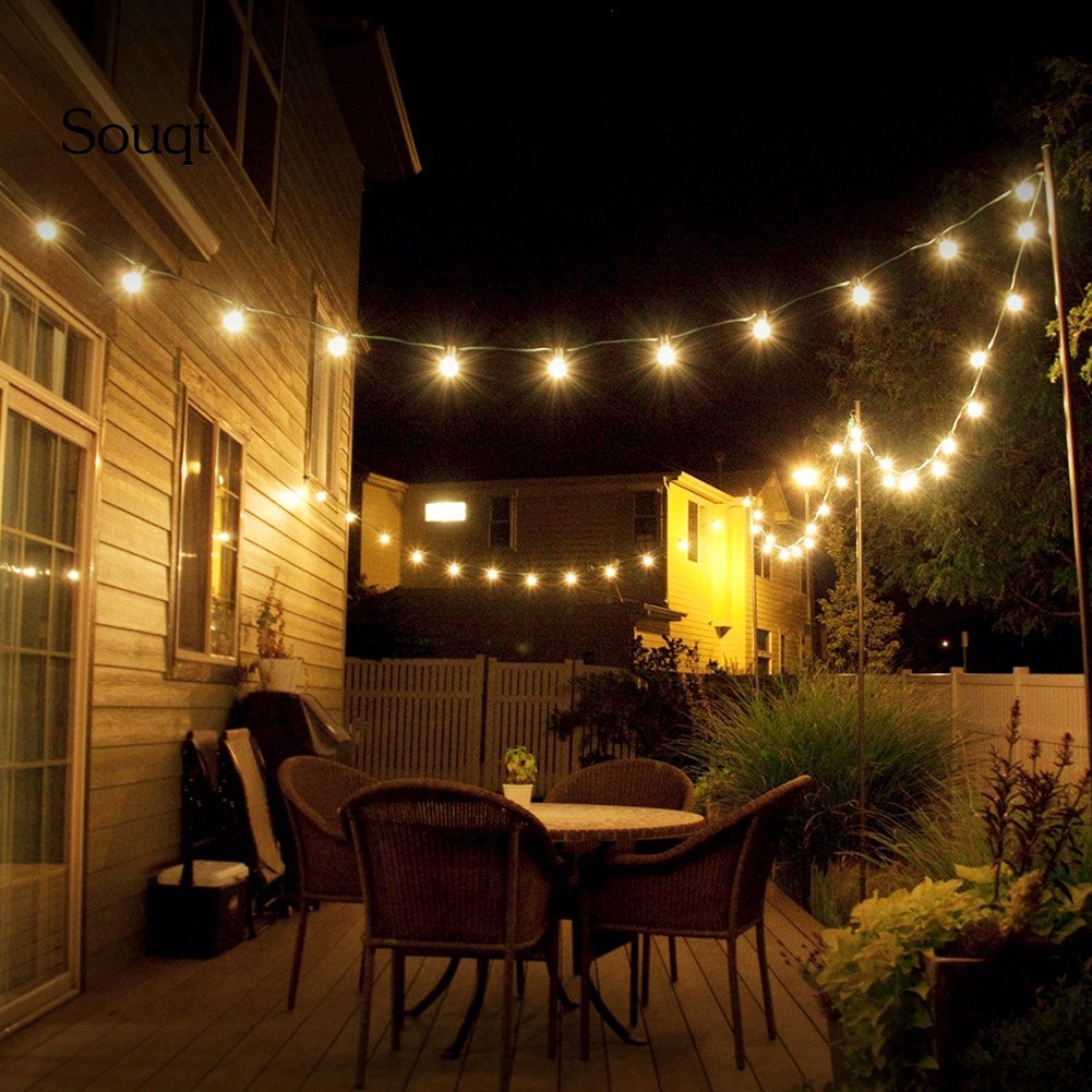 6M 20 LED Globe String Lights / US plug, EU plug Operated Starry Lights / Waterproof Fairy Lights Suitable Indoor And Outdoor / Decoration Night Light Perfect For Bedroom,Christmas,Ramadan,New Year,Parties,Wedding,Birthday,Kids Room,Patio,Window