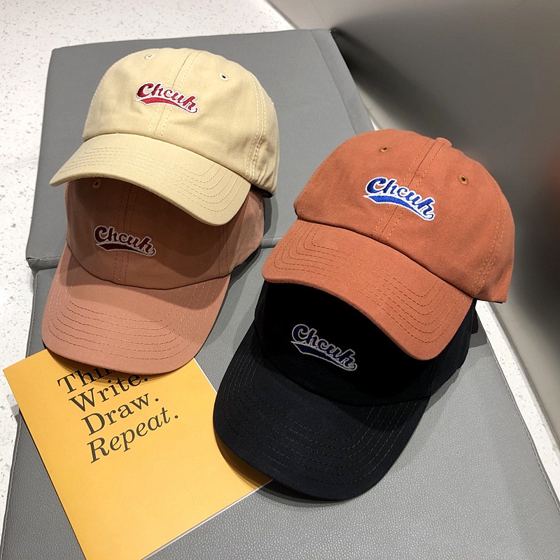 NEXTSTOP-198 Unisex Topi Baseball Pira Wanita Hat Soft Material Bordir Chuch Soft Cotton