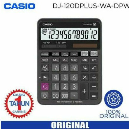 

Calculator Casio DJ 120 Desktop