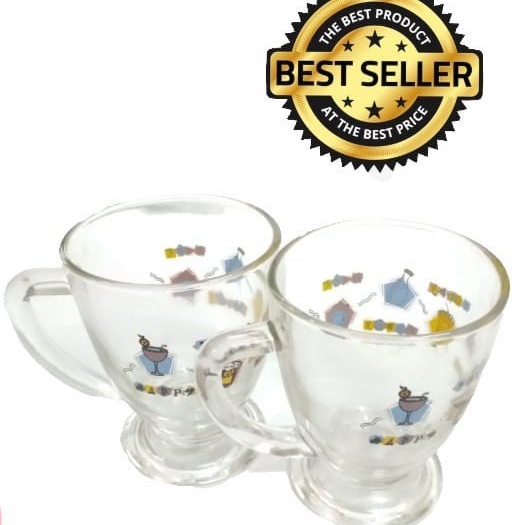 Cangkir Set Gelas Set Bavaria Isi 2 Pcs Gelas Minum Gelas Kopi Teh Sirup 250ml