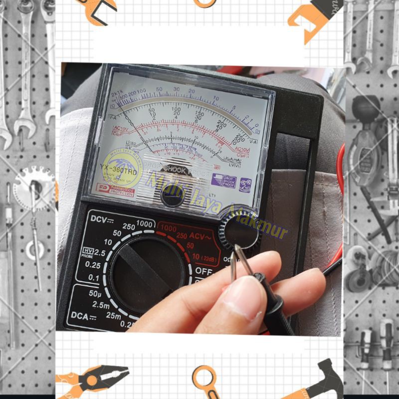 Alat Peraga Multimeter-Multitester-Avometer Analog YX-360 TRD NANKAI