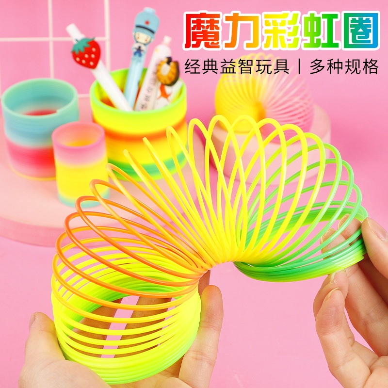 Mainan Per Pegas Spiral Multicolour Rainbow / Slinky Toy