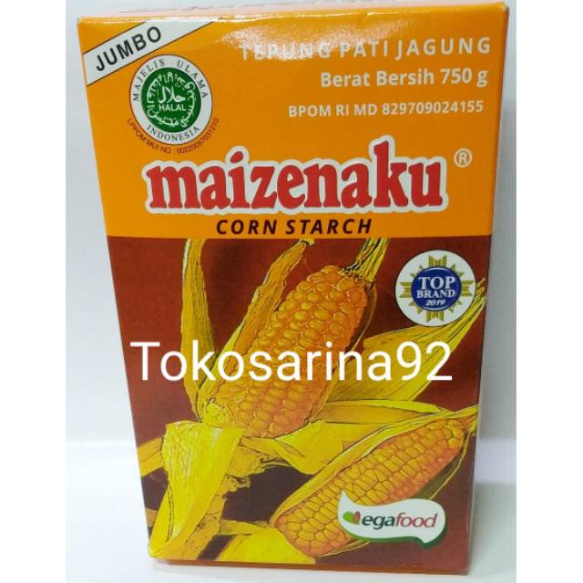 

Tepung maizena ku kotak 750 gram