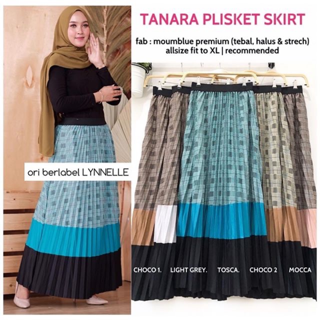 Tamara Skirt Rok Plisket Moumbloe Motif