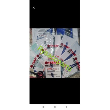 Striping Stiker R15 R 15 V3 biru hitam original