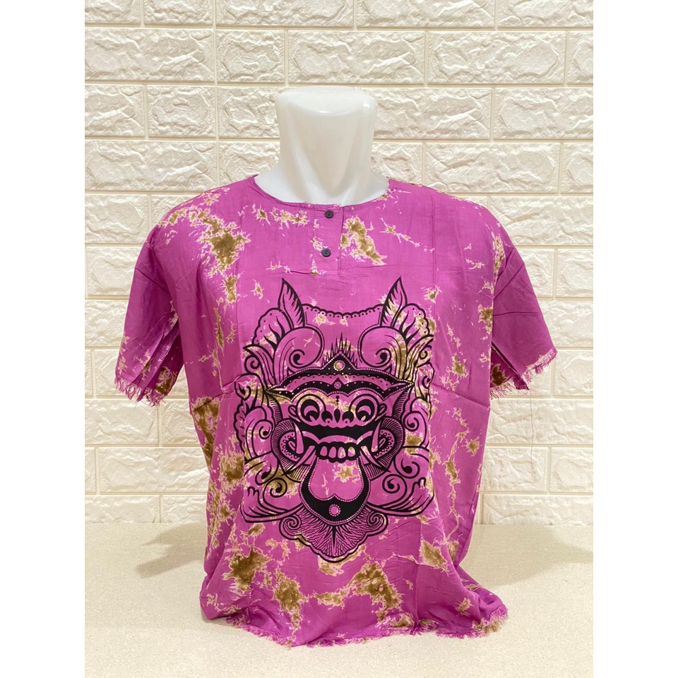 BAJU BALI BARONG ACAK DASAR WARNA ALL SZ