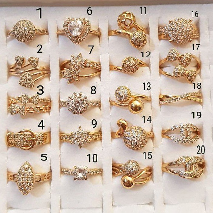 Xuping Top Murah Cincin Mewah Perhiasan Wanita y145