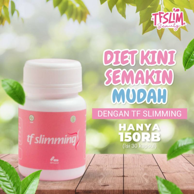 TF Slimming 100% Herbal Strong/Isi 15 30kapsul/Distributor Solo