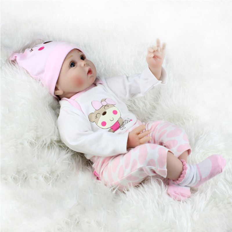 Mary Reborn Newborn Baby Realike Untuk Boneka Handmade Lifelike Silikon