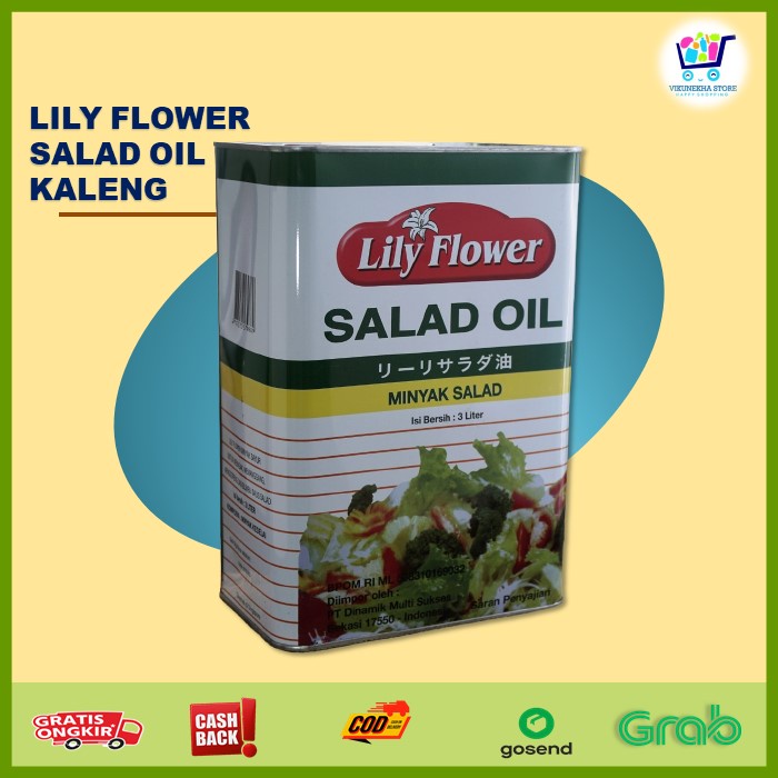 

Lily Flower Salad Oil/Minyak Salad 3ltr