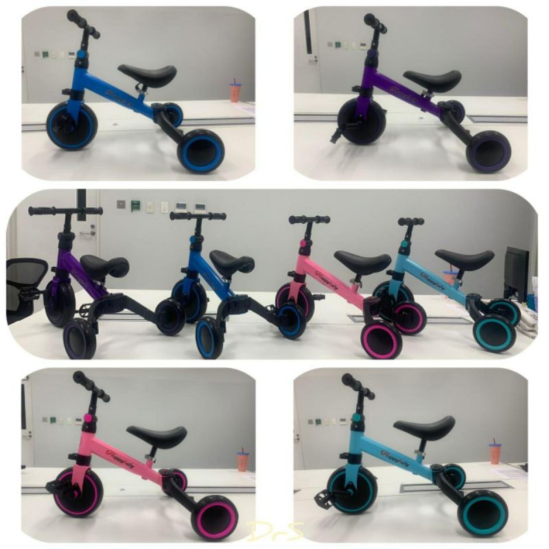 sepeda 3in1 happy baby balance bike