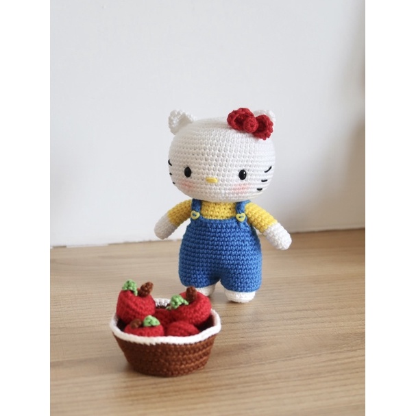 Boneka Rajut Amigurumi Hello Kitty/ Crochet hello kitty
