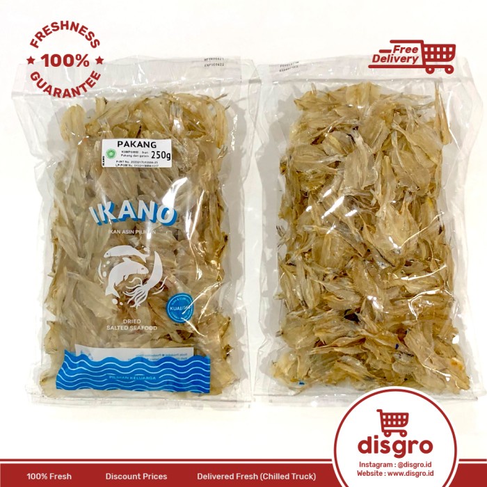 

Ikan Asin Pakang ikano 250gr Dried salted seafood