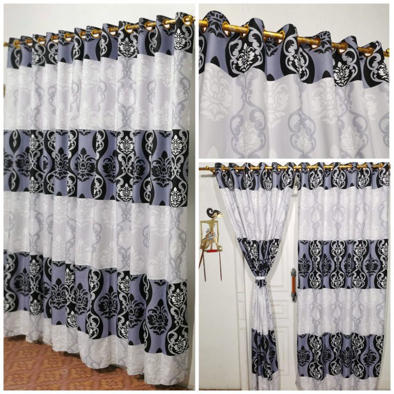 Gorden Smokering Besar Murah 12 Lubang Motif Batik Silver