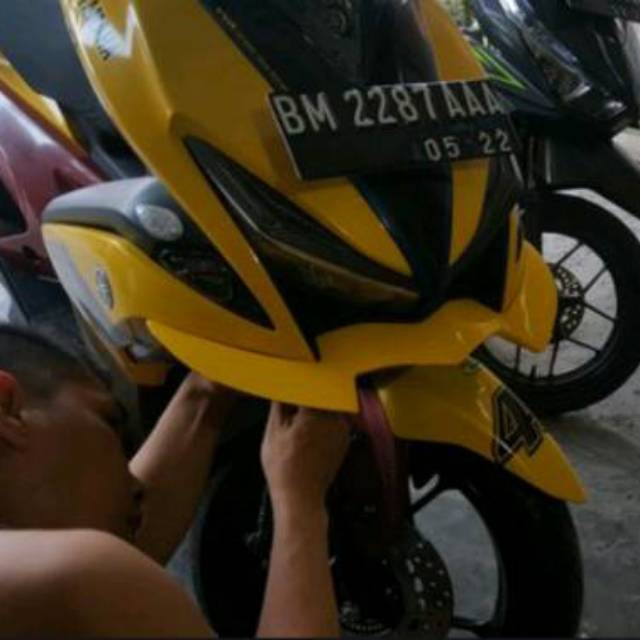 Winglet aerox 155 model gp atau model batman