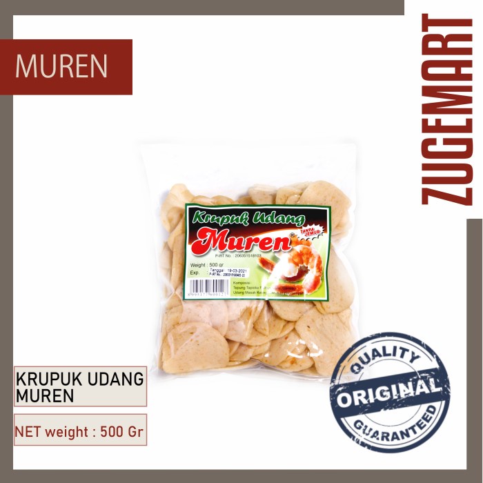

Kerupuk Krupuk Udang Oval Muren 500 gr