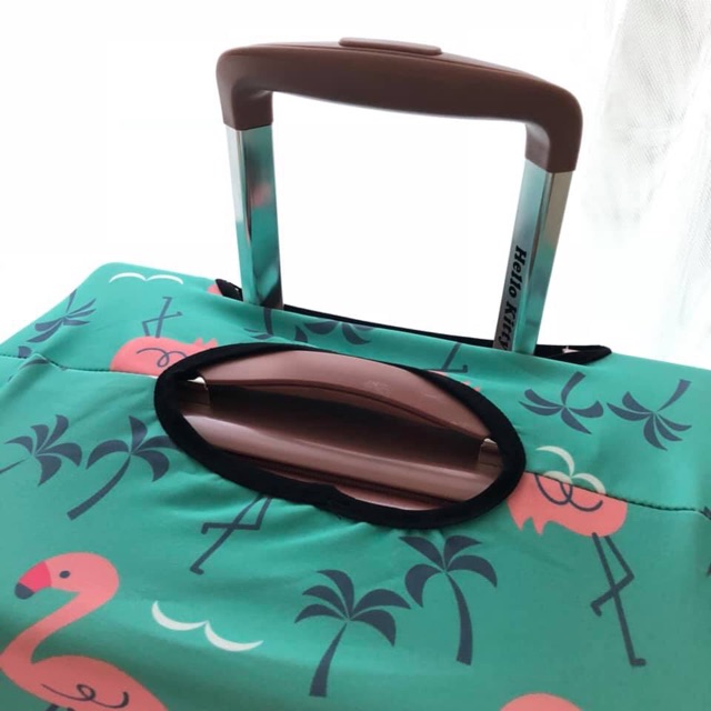 READY STOCK FLAMINGO LUGGAGE COVER