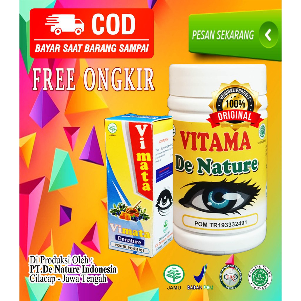 Obat Mata Katarak Vitama Herbal De Nature