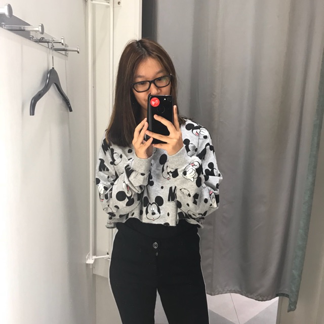 h&m mickey mouse sweatshirt