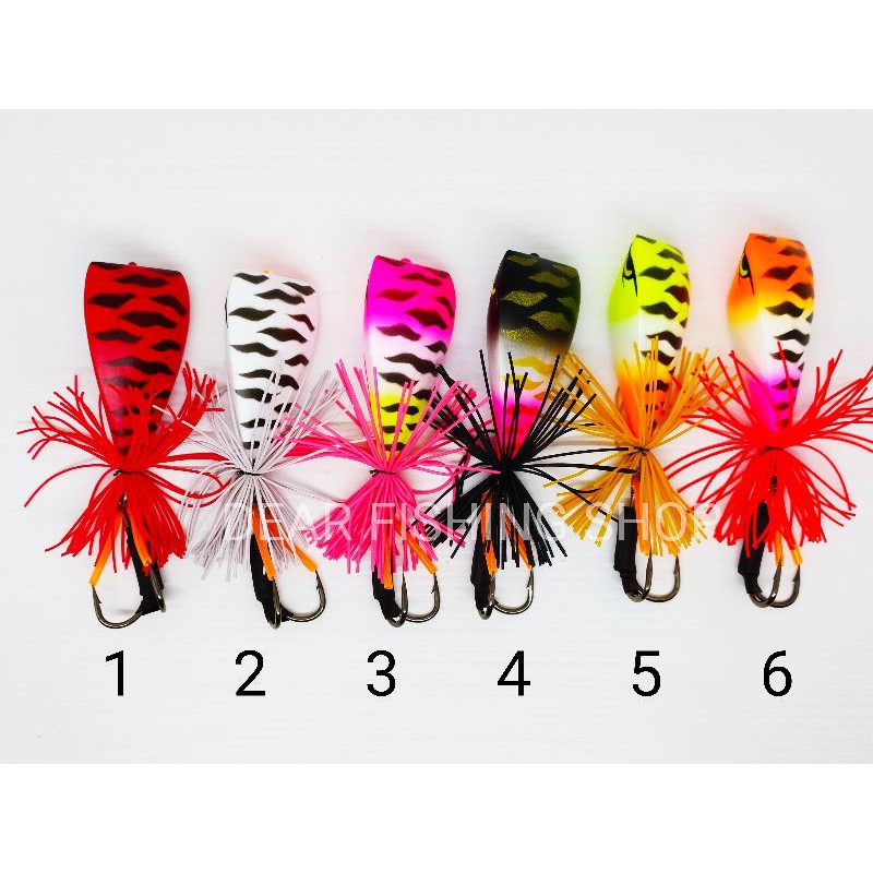 Umpan Casting Gabus Toman Jump Frog Triangle Haenan