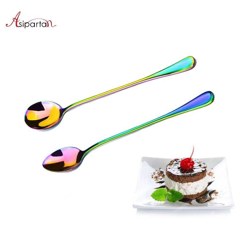 Asipartan Sendok Teh Kopi Rainbow Spoon Tea Coffee Time ( Mughnii )