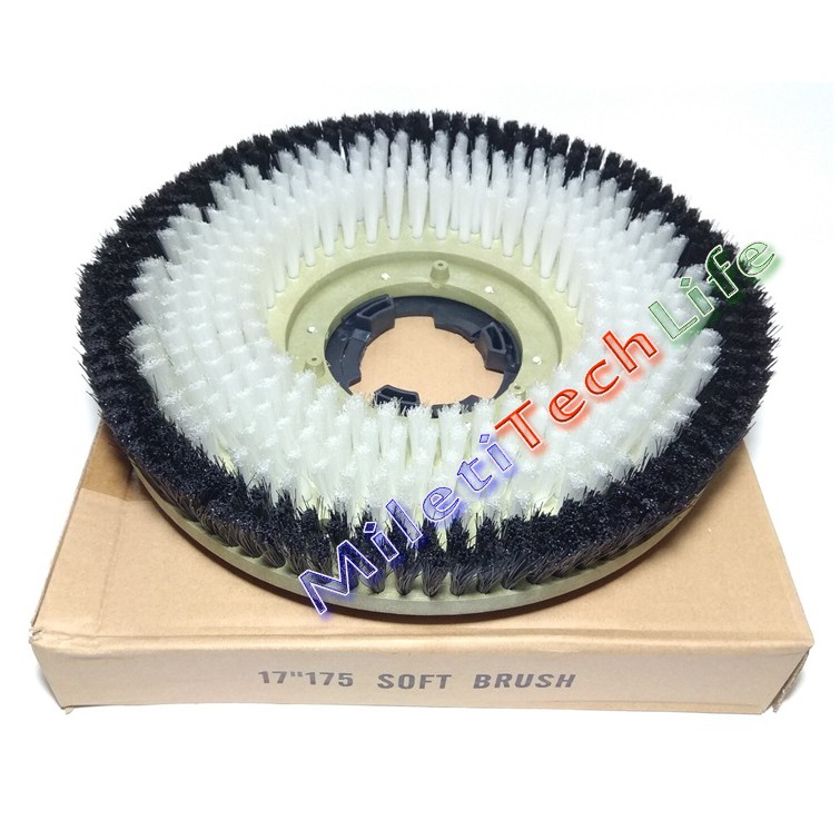 Sikat Polisher Soft Brush 17inch Sikat Karpet Polisher Ring Plastik dan Ring Besi