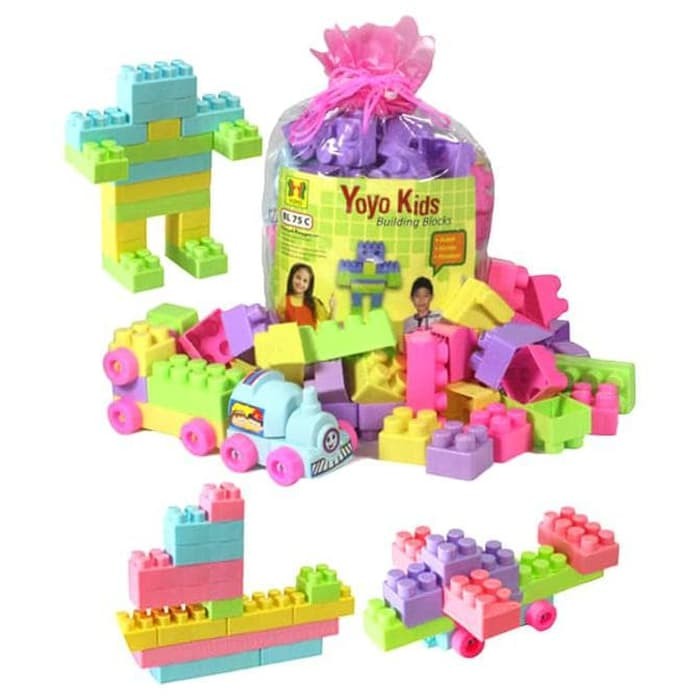 Mainan Edukasi Blok Lego - Yoyo Kids 160pc