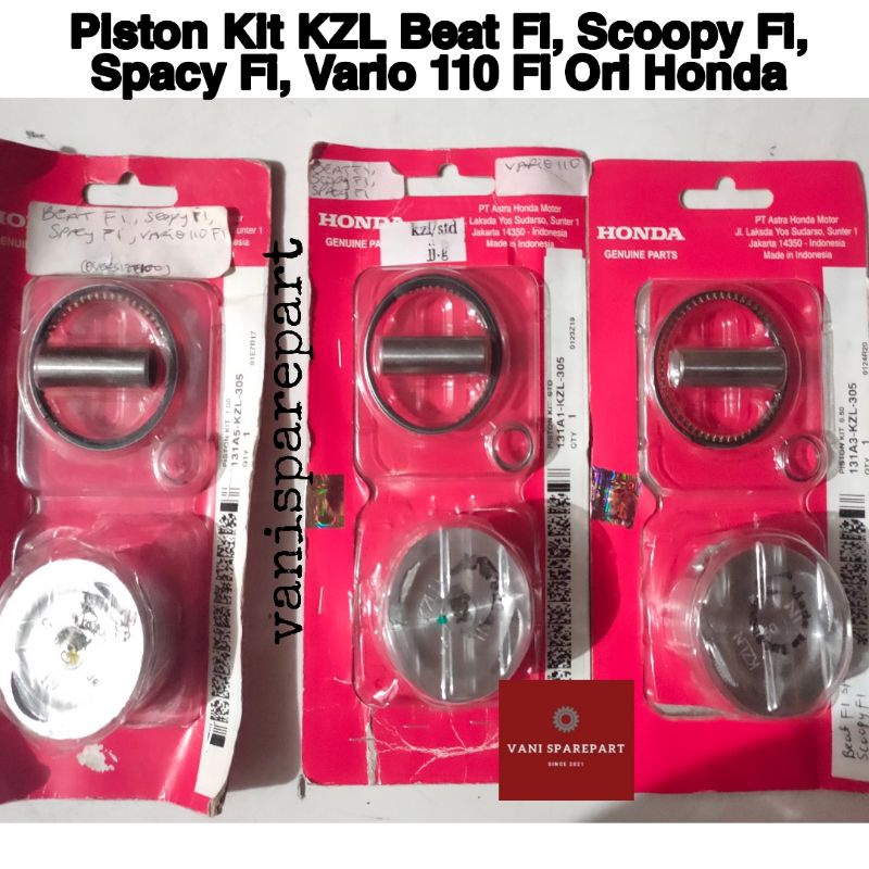 Jual PISTON KIT KZL BEAT FI SCOOPY FI SPACY FI VARIO 110 FI OVERSIZE