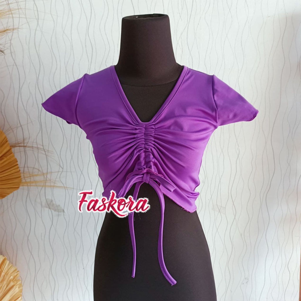 Blouse Wanita Jumbo Murah Atasan Wanita Kekinian 2021 Kaos Serut Wanita