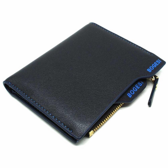 Dompet Lipat Kulit Pria Lembut Bogesi Elegan Wallet