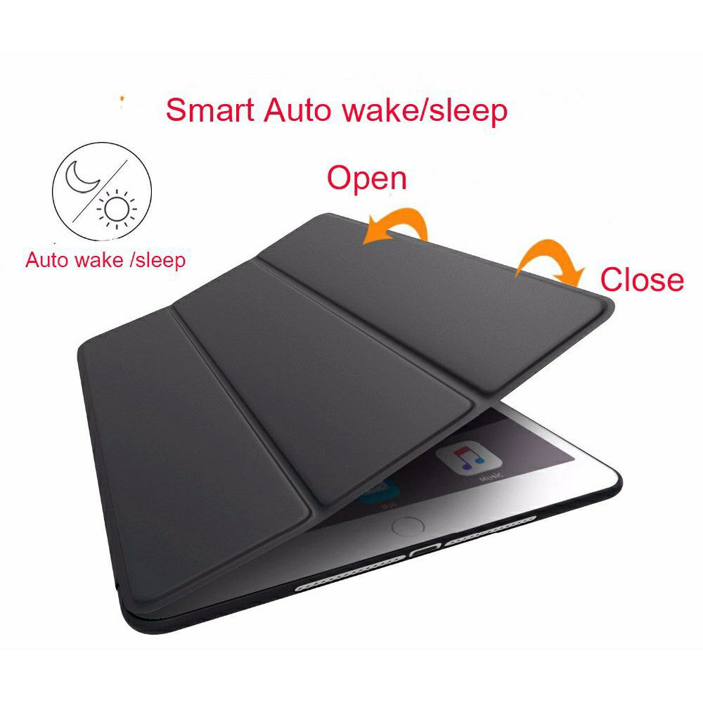 CASE IPAD  Softcase Silicone Gen 7/8/9 2021 PRO 11 INCH PRO  M1 AIR 4 AIR 5 Smart Autolock Ipad Case 9 10,2 inch Full Cover Flexible with Pencil Holder