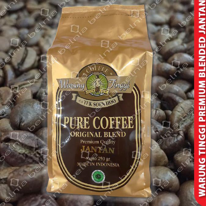 

Biji Bubuk Kopi Jantan Warung Tinggi Premium Blended Coffee 250gr - Biji Beans