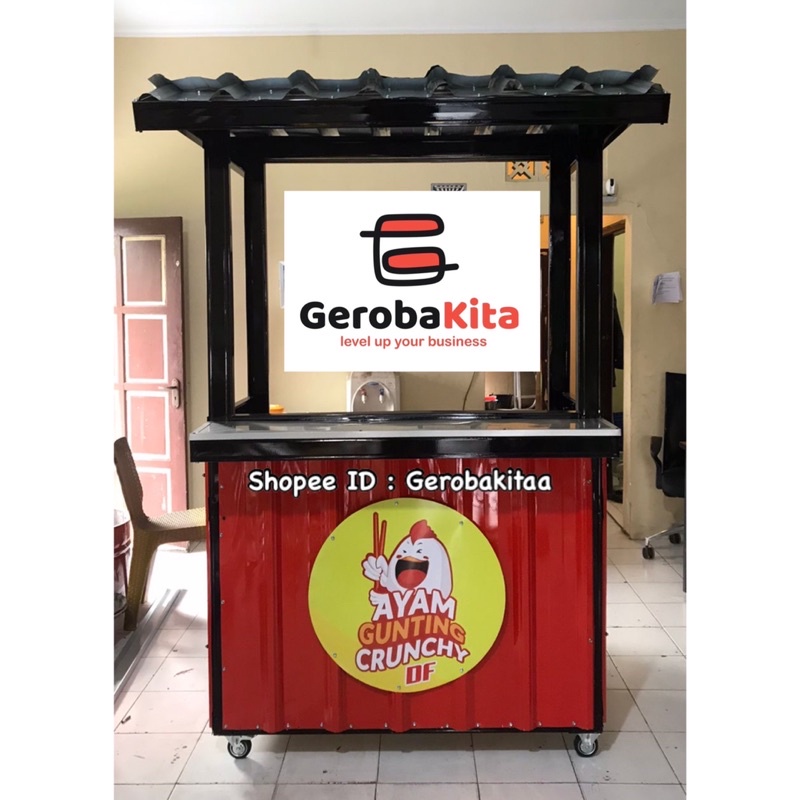 Meja Booth Semi Container Murah / booth semi