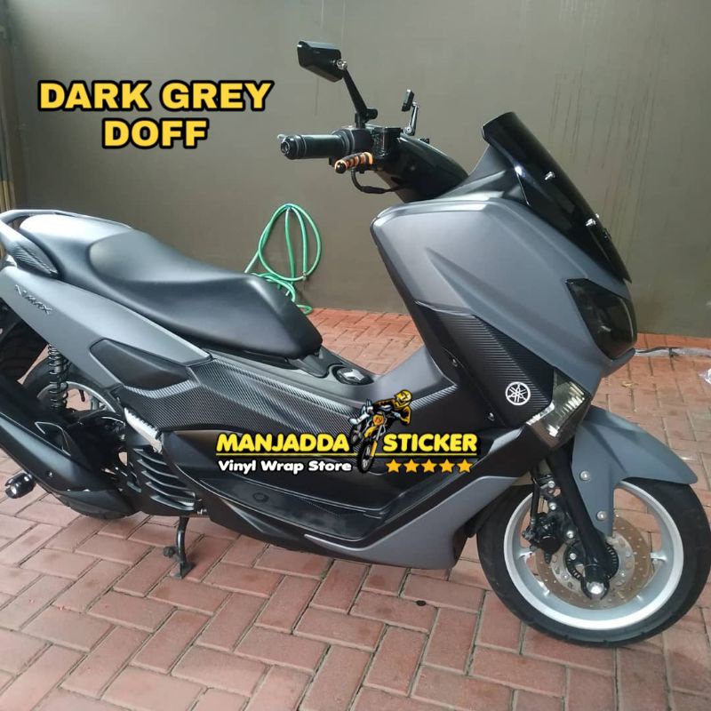 SKOTLET MOTOR STIKER MOTOR DARK GREY ABU - ABU