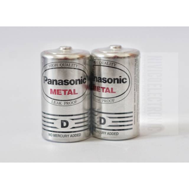 Baterai Panasonic metal bulat tipe D