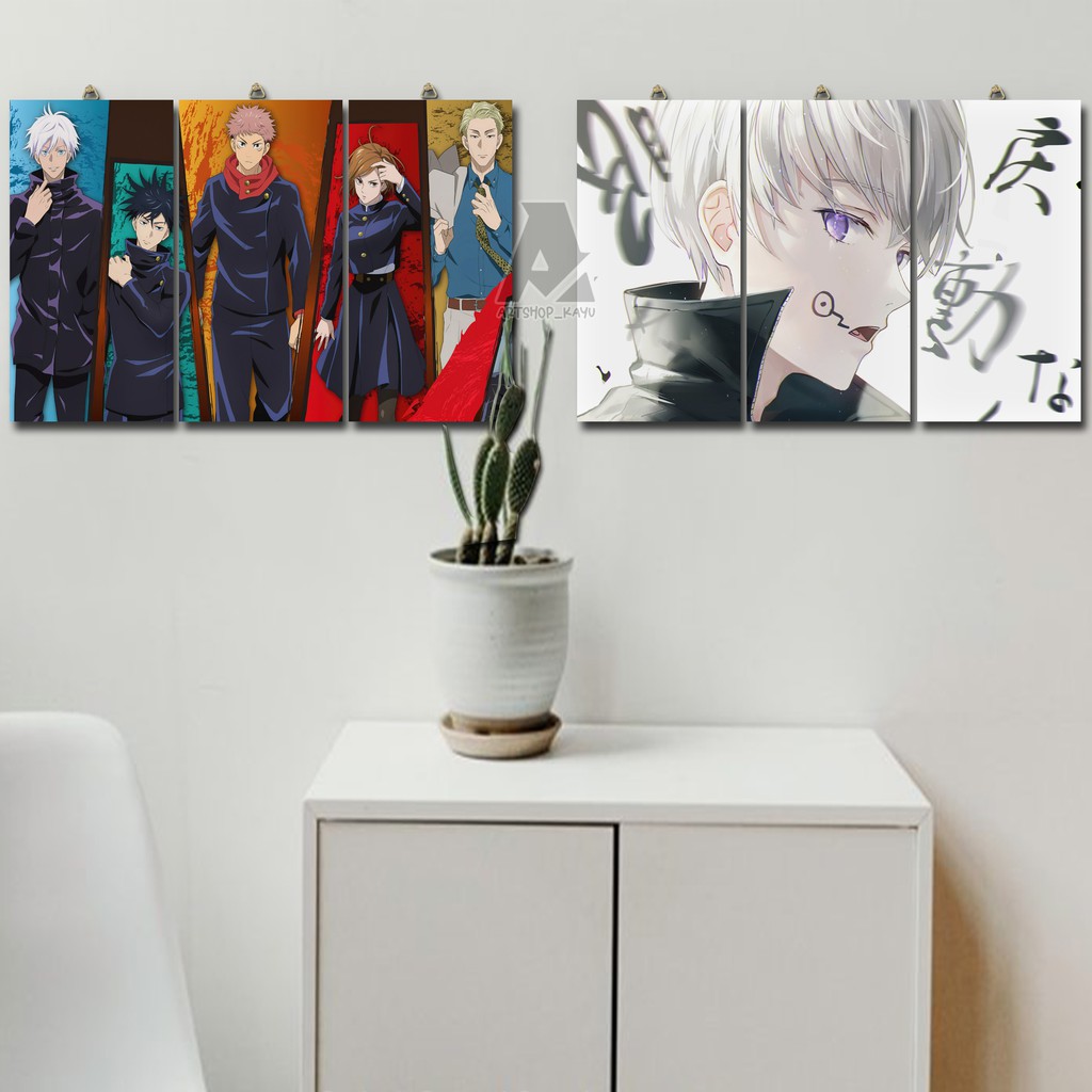 Hiasan dinding ANIME JUJUTSU KAISEN / dekorasi dinding / dekorasi kamar / poster dinding / walldecor