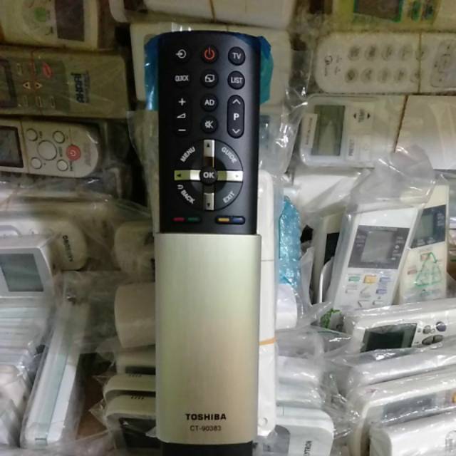 REMOTE REMOT TV TOSHIBA LCD LED CT-90383 ORIGINAL ASLI