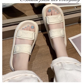 PINKMALL- SANDAL WANITA  SIMPLE KARET NYAMAN IMPORT CLOGS IMPORT ANTI LICIN