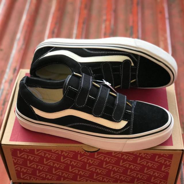 SEPATU43 VANS AUTHENTIC FULL BLACK HITAM COKLAT OLDSKOOL ERA SK8