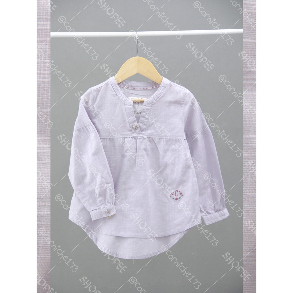 Corniche Kids Yurike Blouse Kids Light Purple - TB K23143