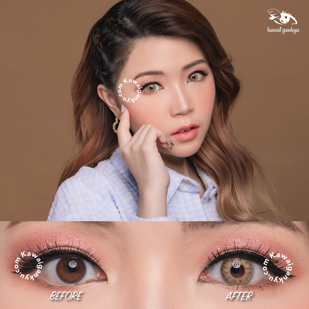 KawaiGankyu softlens - Princess Rona Brown (1botol)