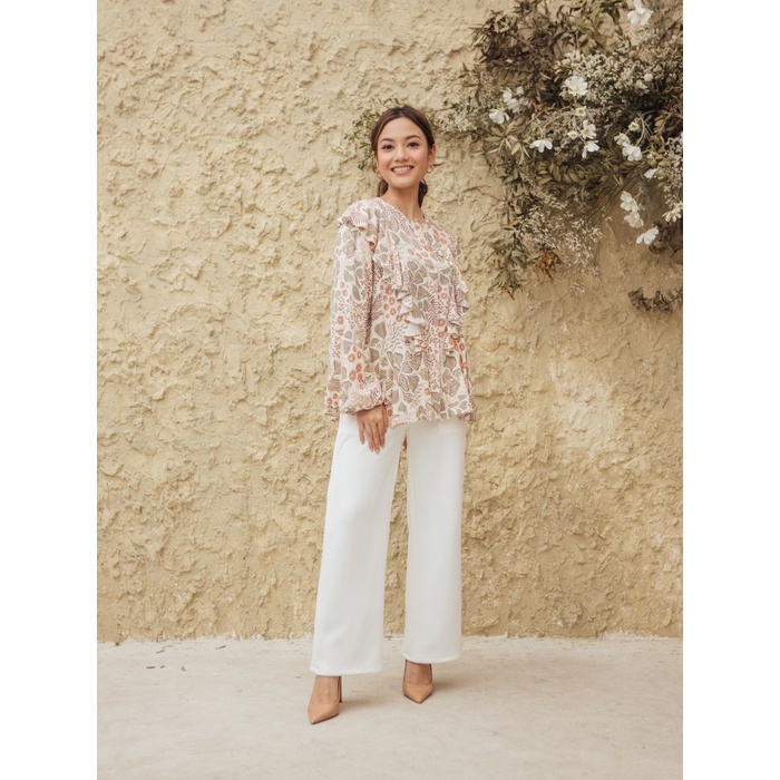 Camelia Blouse Peanut Sauce - Klamby