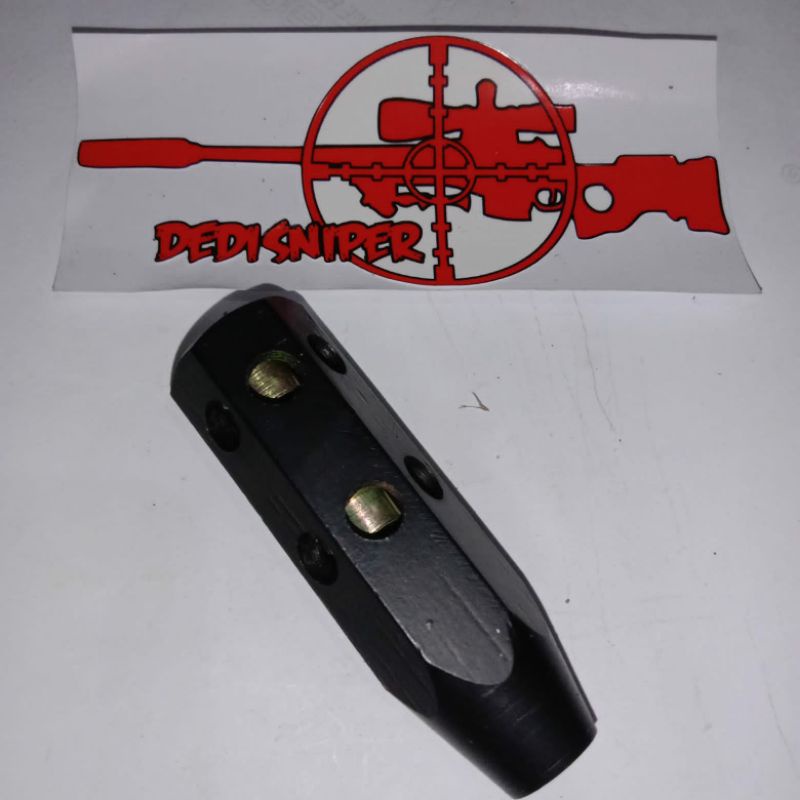 muzzle break/pemecah suara untuk senapan pcp/uklik