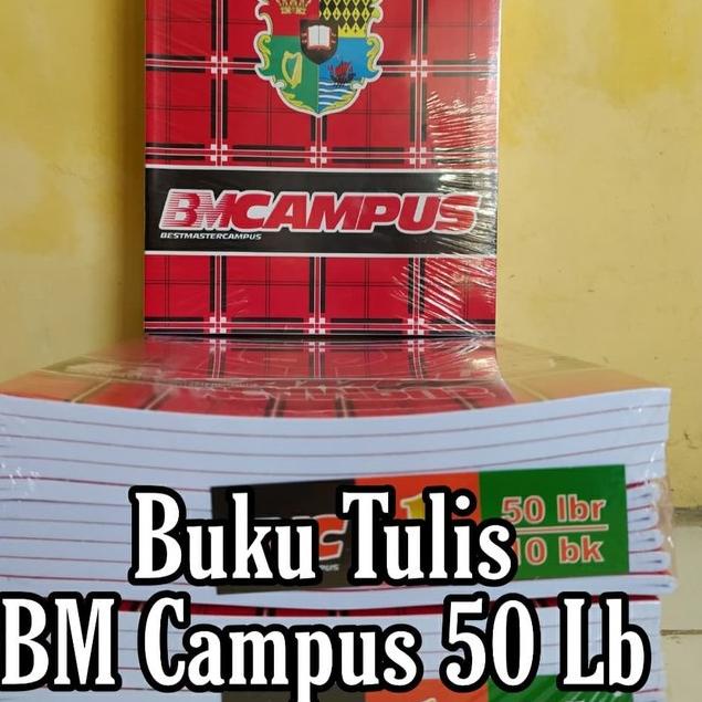 

Model baru - 10 pcs BUKU Tulis BOSS 50 lembar Buku CAMPUS sekolah Buku garis BOXY ,.